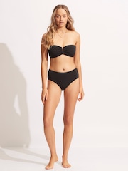 Seafolly Sea Dive DD “U” Tube Black Bikini Top - Image 3 of 6