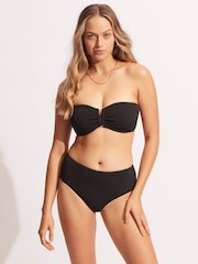 Seafolly Sea Dive DD “U” Tube Black Bikini Top - Image 4 of 6