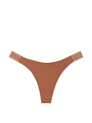 Victoria's Secret PINK Caramel Nude Thong Logo Knickers - Image 4 of 4