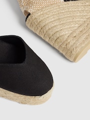 Castaner Chiara Wedge Black Espadrilles - Image 3 of 6