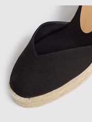 Castaner Chiara Wedge Black Espadrilles - Image 4 of 6