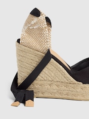 Castaner Chiara Wedge Black Espadrilles - Image 5 of 6