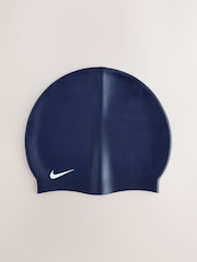 Nike Black Solid Silicone Swimming Cap - Image 1 of 1