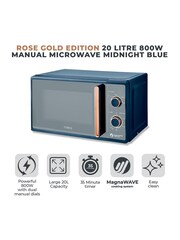 Tower Blue Cavaletto 20L Manual Microwave - Image 2 of 8