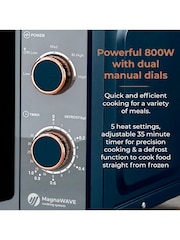 Tower Blue Cavaletto 20L Manual Microwave - Image 4 of 8