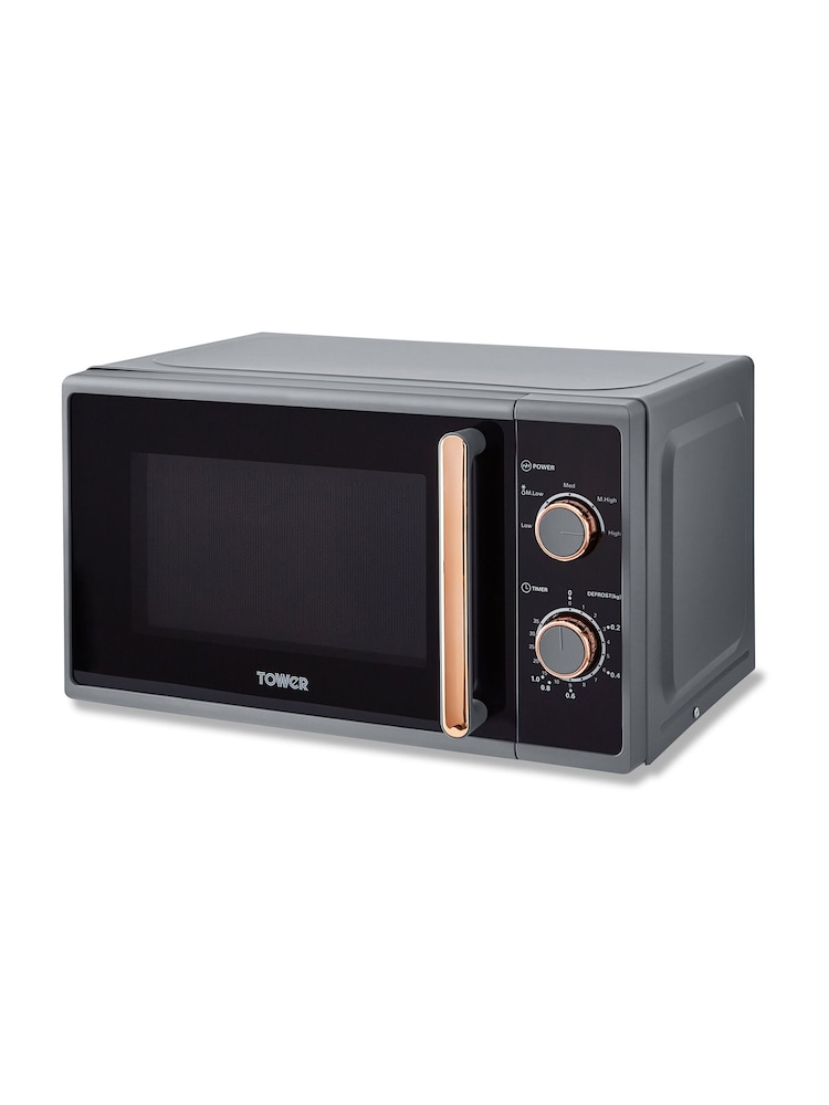 Tower Grey Cavaletto 20L Manual Microwave - Image 1 of 8