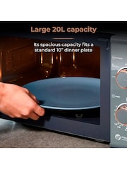 Tower Grey Cavaletto 20L Manual Microwave - Image 6 of 8