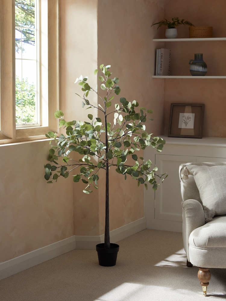 Green Artificial Large Eucalyptus Tree - Image 1 of 2