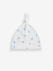 Blau/Weiß/Bär - Baby-Oberteil mit Krawatte aus 100 % Baumwolle im 3er-Pack (0–12 Monate) - Bild 2 von 5
