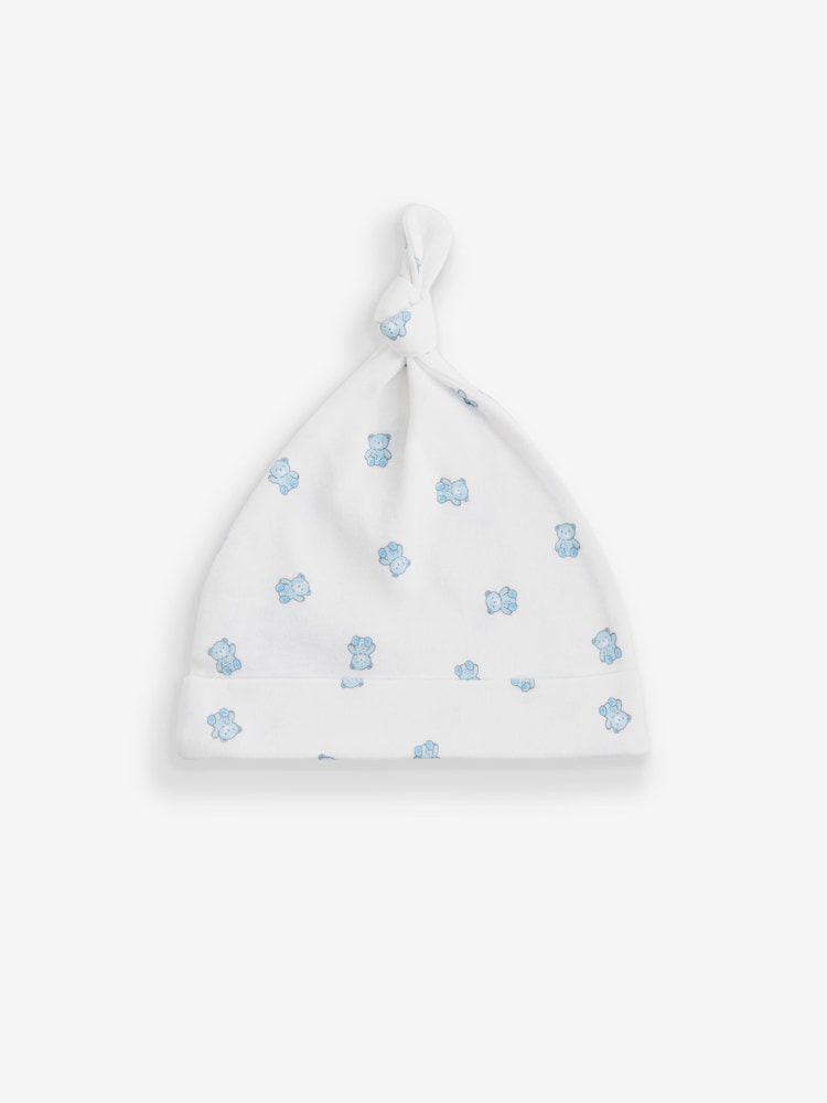 Blau/Weiß/Bär - Baby-Oberteil mit Krawatte aus 100 % Baumwolle im 3er-Pack (0–12 Monate) - Bild 2 von 5