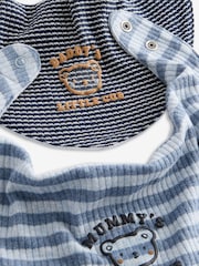 Blue Family 100% Cotton Bibs 2 Pack - Image 4 of 5
