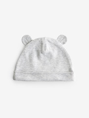 Green/Grey Baby 100% Cotton Beanies 3 Pack (0-18mths) - Image 3 of 5