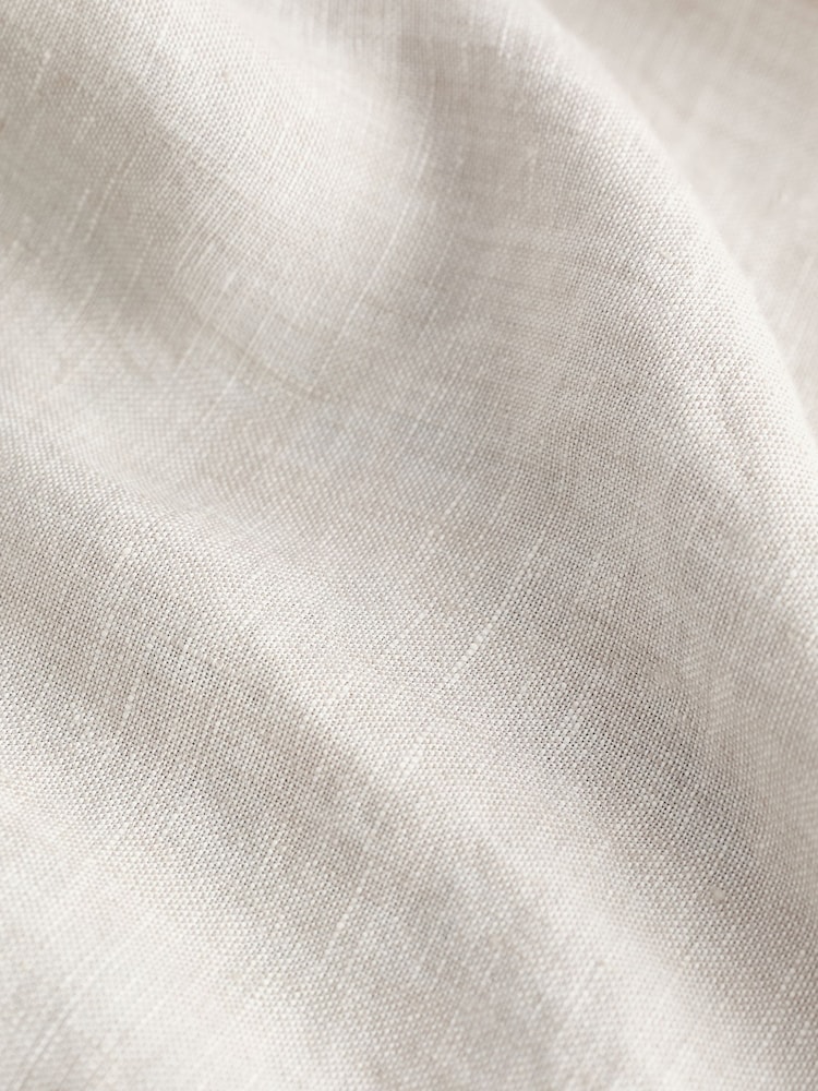 Chalk White Signature 100% Linen Shorts - Image 10 of 10