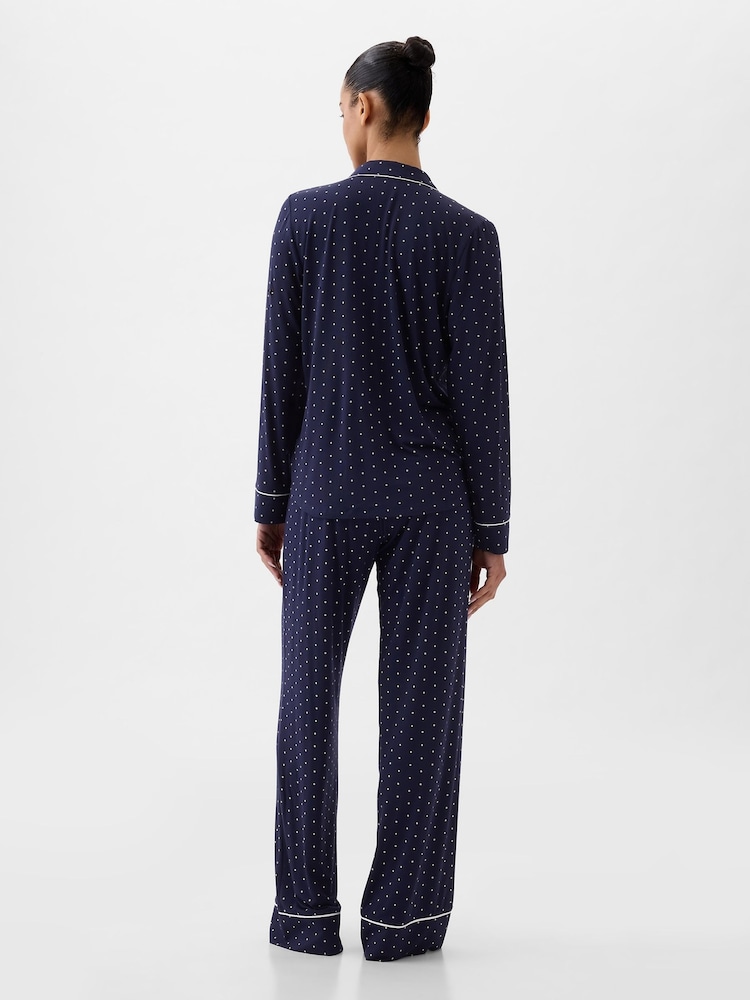 Gap Blue Poplin Pyjama Shirt - Image 2 of 3