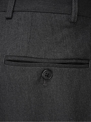 Skopes Black Chrome Tailored Fit Romulus Sustainable Suit: Trousers - Image 3 of 4