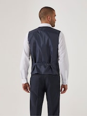 Skopes Blue Romulus Sustainable Tailored Fit Suit Waistcoat - Image 2 of 4