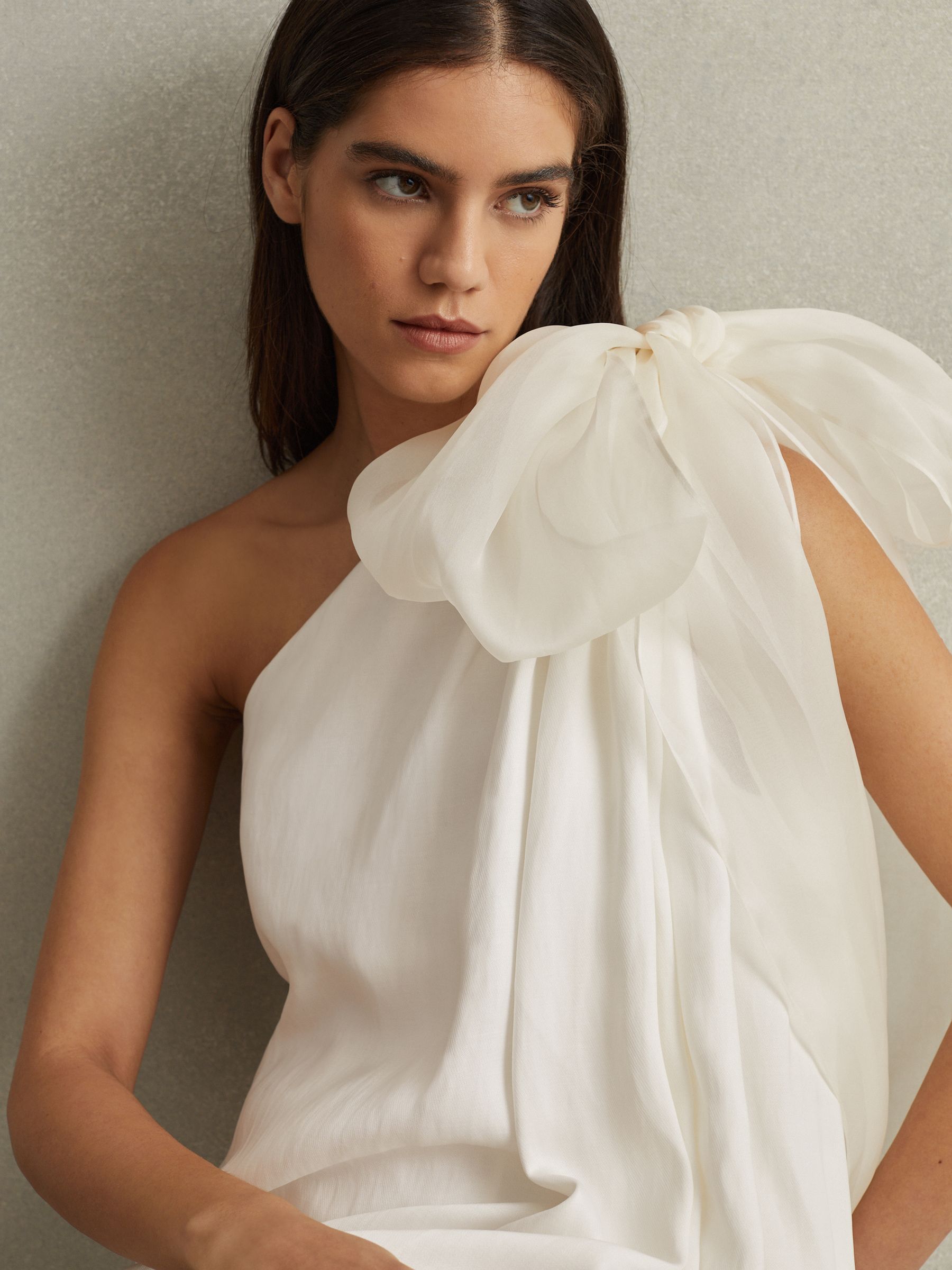 In My Moment One Shoulder Top - Ivory | Fashion Nova