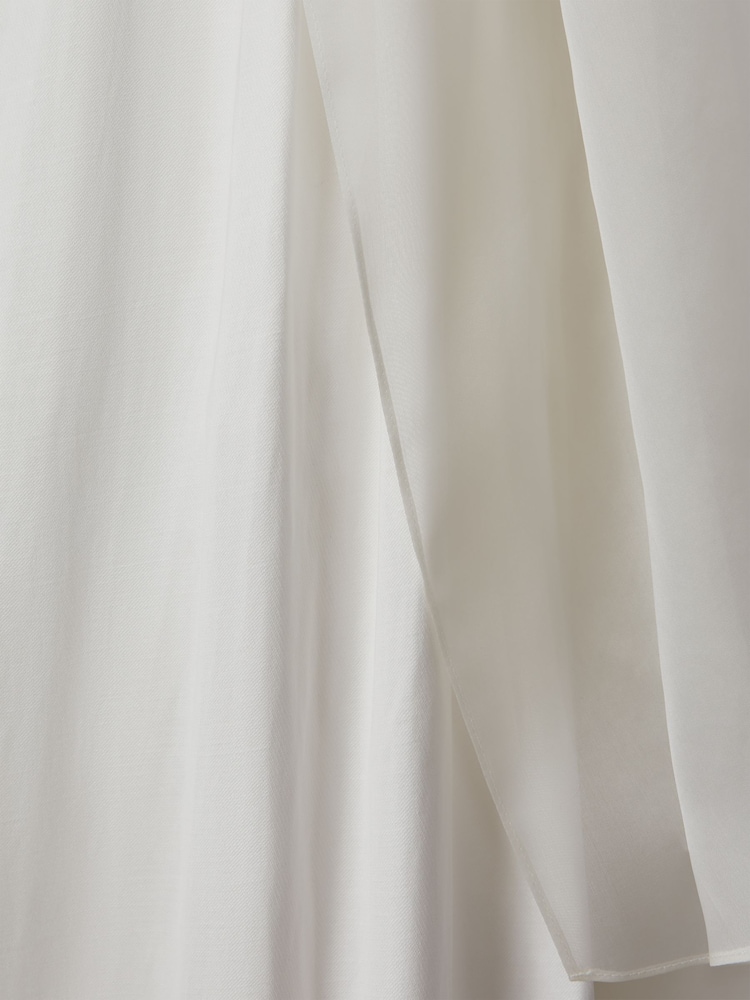 Reiss Ivory Athena One-Shoulder Bow Maxi Dress - Image 8 of 8