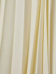 Reiss Lemon Loreli Pleated Cape Sleeve Midi Dress - Image 8 of 8