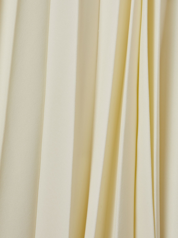 Reiss Lemon Loreli Pleated Cape Sleeve Midi Dress - Image 8 of 8
