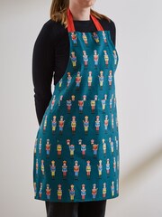 Catherine Lansfield Green Christmas Nutcracker 100% Cotton Apron - Image 3 of 4