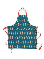 Catherine Lansfield Green Christmas Nutcracker 100% Cotton Apron - Image 4 of 4