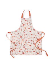 Catherine Lansfield Natural Harvest Flowers 100% Cotton Apron - Image 3 of 4
