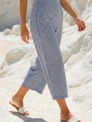 Roman Gingham Print Culottes - 圖片 2，共 4