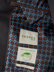 Skopes Grey Tailored Fit Romulus Sustainable Suit: Jacket - Image 5 of 5