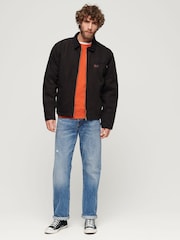 Schwarz/Chrom - Superdry Surplus Ranch 100% Cotton Jacket - Bild 3 von 8