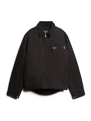 Schwarz/Chrom - Superdry Surplus Ranch 100% Cotton Jacket - Bild 5 von 8