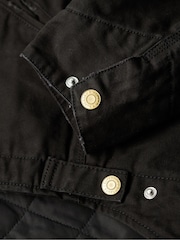 Schwarz/Chrom - Superdry Surplus Ranch 100% Cotton Jacket - Bild 7 von 8