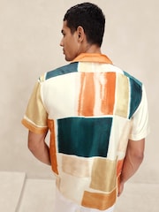 Banana Republic Cream Lyam Resort Shirt - Image 2 of 5