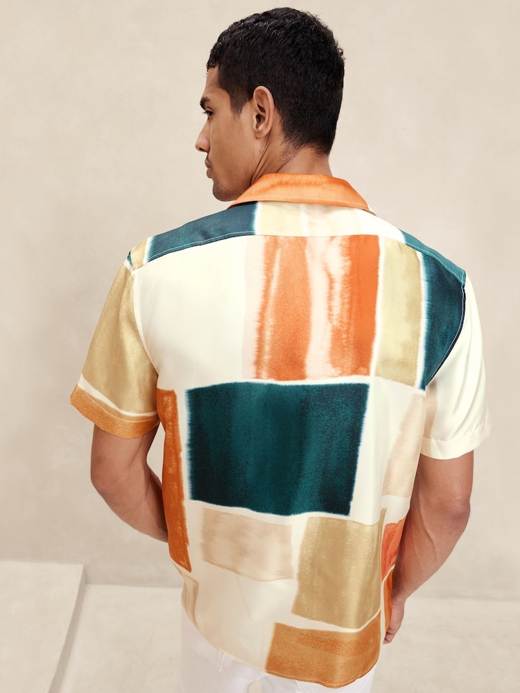 Banana Republic Cream Lyam Resort Shirt - Image 2 of 5