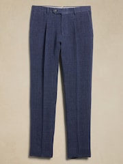 Banana Republic Blue Malpaso Italian Linen Suit trousers - Image 5 of 5
