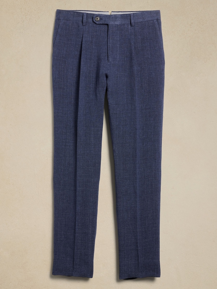 Banana Republic Blue Malpaso Italian Linen Suit trousers - Image 5 of 5