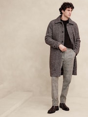 Banana Republic Brown Italian Stretch-Cotton Dress Trousers - Image 1 of 4