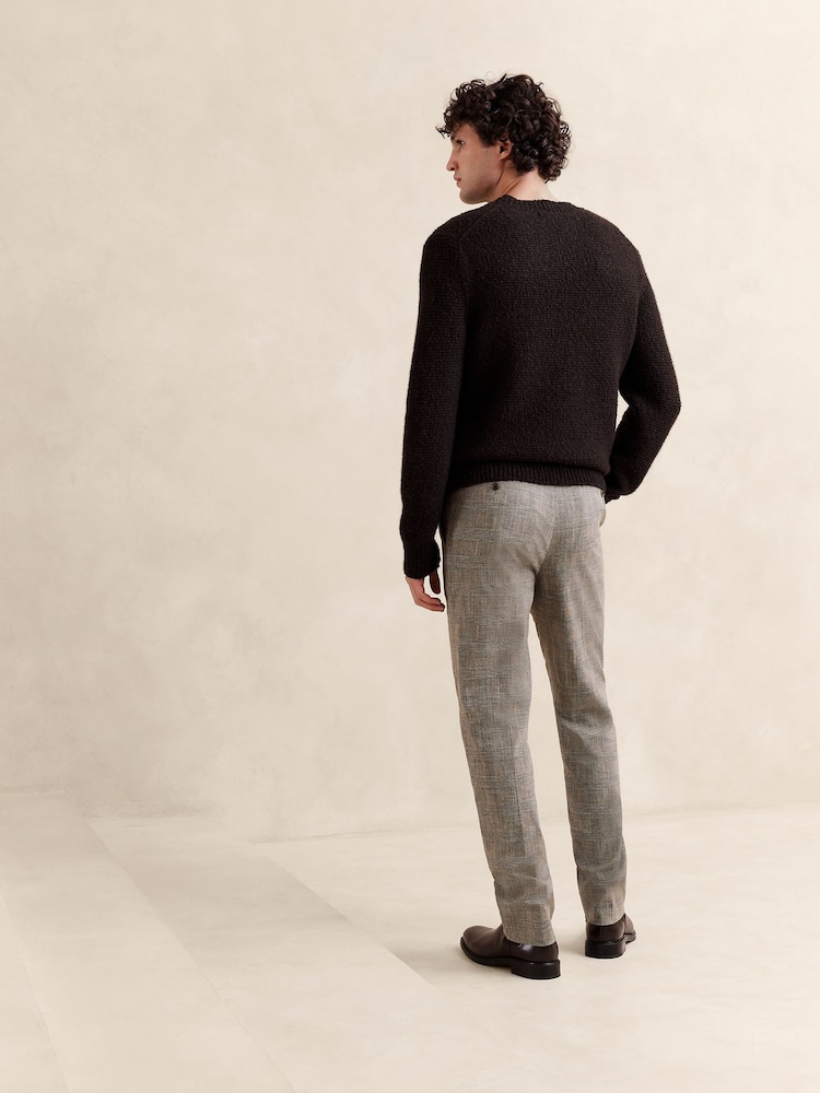 Banana Republic Brown Italian Stretch-Cotton Dress Trousers - Image 2 of 4