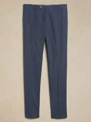 Banana Republic Blue Italian Stretch-Cotton Dress Trousers - Image 4 of 4