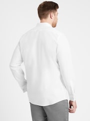 Banana Republic White Tailored Slim Tuxedo Dress Shirt - Image 4 of 4