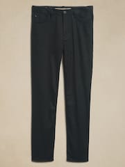 Banana Republic Black Slim Linen-Cotton Traveler Trousers - Image 4 of 4