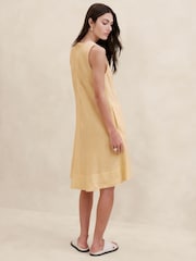 Banana Republic Yellow Ava Linen Mini Dress - Image 2 of 5