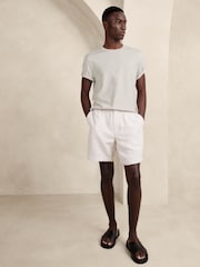 Бежевый - футболка с круглым вырезом Banana Republic Authentic SUPIMA - Image 3 of 4