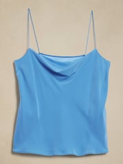 Banana Republic Blue Charlotte Silk Camisole - Image 4 of 4