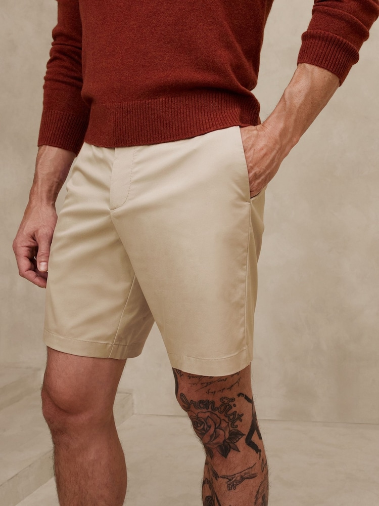 Banana Republic Beige 9" Core Temp Shorts - Image 1 of 4