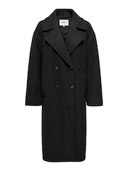 ONLY Black Tailored Double Breasted Coat - Image 5 of 5
