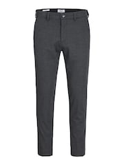 Серый - JACK & JONES узкие брюки чинос - Изображение 7 из 8