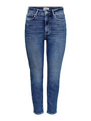 ONLY Dark Blue Stretch Straight Emily Jeans - Image 7 of 7