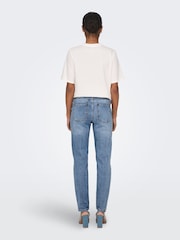 ONLY Blue High Waisted Mom Leg Veneda Jeans - Image 2 of 6