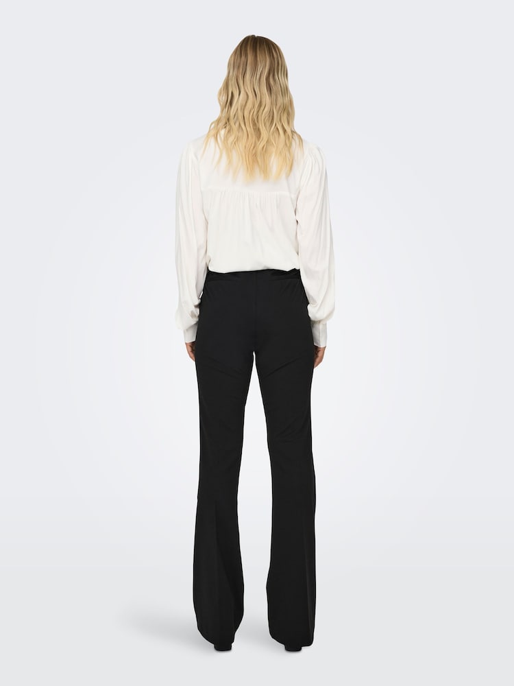 ONLY Black Tailored Flared Trousers - Image 2 of 6